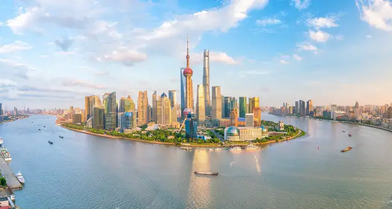 View of Shanghai skyline